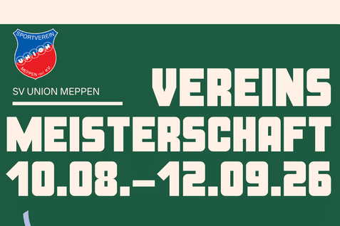 Poser Vereinsmeisterschaften Poster Vereinsmeisterschaft